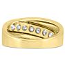 Men's 1ct Diamond Ring In 14K Yellow Gold Image-3