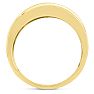 Men's 1ct Diamond Ring In 14K Yellow Gold Image-4
