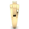 Men's 1/3ct Diamond Ring In 10K Yellow Gold Image-4