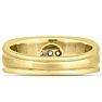 Men's 1/4ct Diamond Ring In 14K Yellow Gold Image-3