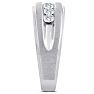 Men's 3/4ct Diamond Ring In 10K White Gold Image-5