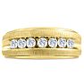 Men's 3/4ct Diamond Ring In 14K Yellow Gold Image-1