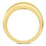 Men's 3/4ct Diamond Ring In 14K Yellow Gold Image-4