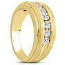 Men's 3/4ct Diamond Ring In 14K Yellow Gold Image-6