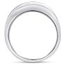 Men's 3/5ct Diamond Ring In 14K White Gold Image-4