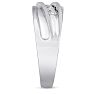 Men's 3/5ct Diamond Ring In 14K White Gold Image-5