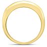 Men's 1ct Diamond Ring In 10K Yellow Gold Image-4