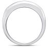 Men's 1ct Diamond Ring In 14K White Gold Image-4