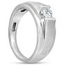 Men's 1/3ct Diamond Ring In 10K White Gold Image-6
