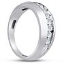 Men's 1ct Diamond Ring In 10K White Gold Image-6