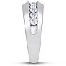 Men's 1ct Diamond Ring In 14K White Gold Image-5