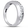 Men's 1ct Diamond Ring In 14K White Gold Image-6