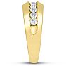 Men's 1ct Diamond Ring In 14K Yellow Gold Image-5