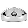 Men's 1/2ct Diamond Ring In 14K White Gold Image-3