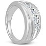 Men's 1ct Diamond Ring In 10K White Gold Image-6