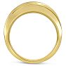 Men's 1ct Diamond Ring In 14K Yellow Gold Image-4