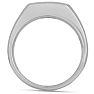 Men's 1/2ct Diamond Ring In 14K White Gold Image-4