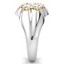 Men's 1ct Diamond Ring In 10K Two-Tone Gold Image-4
