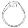 Men's 1ct Diamond Ring In 14K White Gold Image-3