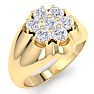 Men's 1ct Diamond Ring In 14K Yellow Gold Image-2