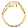 Men's 1ct Diamond Ring In 14K Yellow Gold Image-3