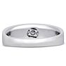 Men's 1/4ct Diamond Ring In 14K White Gold Image-3