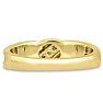 Men's 1/10ct Diamond Ring In 14K Yellow Gold Image-3