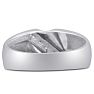 Men's 1/4ct Diamond Ring In 14K White Gold Image-3