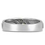 Men's 1/10ct Diamond Ring In 14K White Gold Image-3