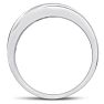 Men's 1/4ct Diamond Ring In 10K White Gold Image-4