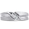 Men's 1/10ct Diamond Ring In 14K White Gold Image-1