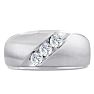 Men's 1/2ct Diamond Ring In 10K White Gold Image-1
