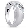 Men's 1/2ct Diamond Ring In 14K White Gold Image-6