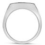 Men's 1ct Diamond Ring In 10K White Gold Image-4
