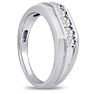 Men's 1/2ct Diamond Ring In 14K White Gold Image-6