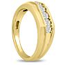 Men's 1/2ct Diamond Ring In 14K Yellow Gold Image-6
