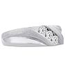 Men's 1/2ct Diamond Ring In 10K White Gold Image-2