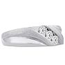 Men's 1/2ct Diamond Ring In 14K White Gold Image-2