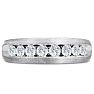 Men's 3/4ct Diamond Ring In 10K White Gold Image-1