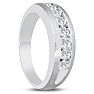 Men's 3/4ct Diamond Ring In 10K White Gold Image-6