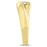 Men's 1/3ct Diamond Ring In 14K Yellow Gold Image-5