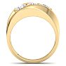 Men's 1ct Diamond Ring In 14K Yellow Gold Image-3