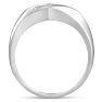 Men's 3/4ct Diamond Ring In 10K White Gold Image-4