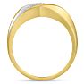 Men's 3/4ct Diamond Ring In 10K Two-Tone Gold Image-4