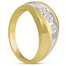 Men's 3/4ct Diamond Ring In 10K Two-Tone Gold Image-6