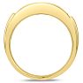 Men's 1ct Diamond Ring In 10K Yellow Gold Image-4