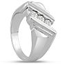 Men's 1/4ct Diamond Ring In 10K White Gold Image-6