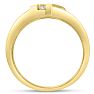 Men's 1/4ct Diamond Ring In 10K Yellow Gold Image-4
