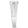 Men's 1/4ct Diamond Ring In 14K White Gold Image-5