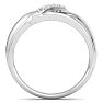 Men's 1/10ct Diamond Ring In 10K White Gold Image-3